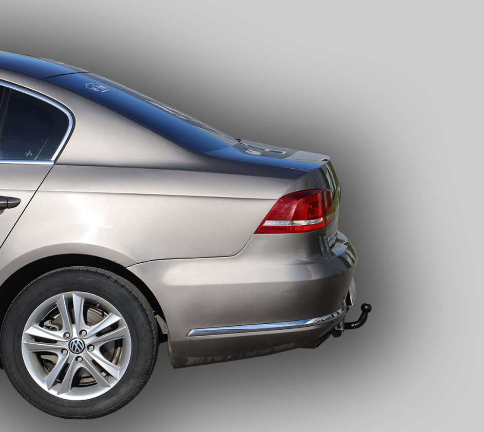 Фаркоп Leader Plus V130-A для Volkswagen Passat B7 седан 2010-2014, условно съемный шар (тип A)