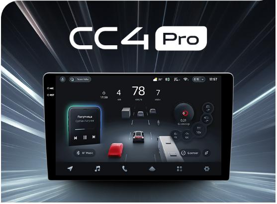 Штатная Магнитола Teyes CC4 Pro 9.5" 8+128G для Peugeot 607 I Рестайлинг 2004 - 2010 