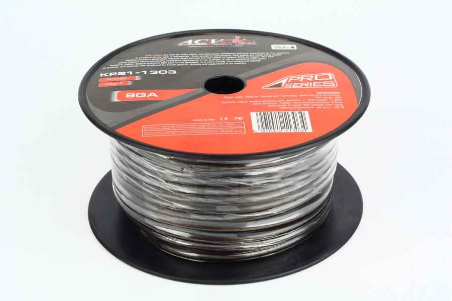 ACV KP21-1303 Силовой кабель черный 8AWG
