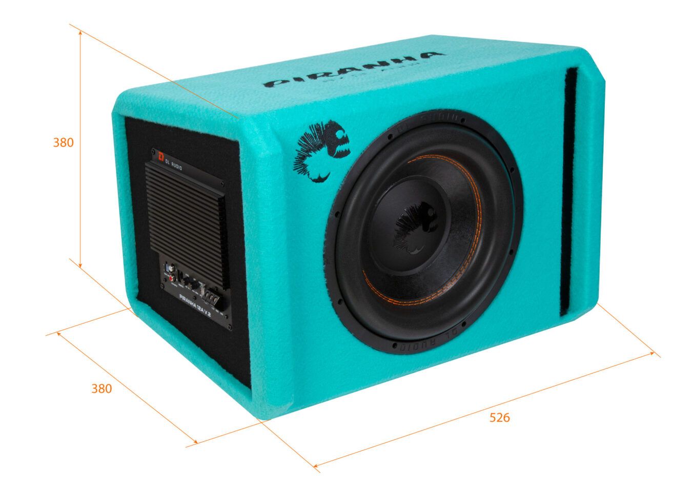 DL Audio Piranha 12A V.3 Marine сабвуфер активный