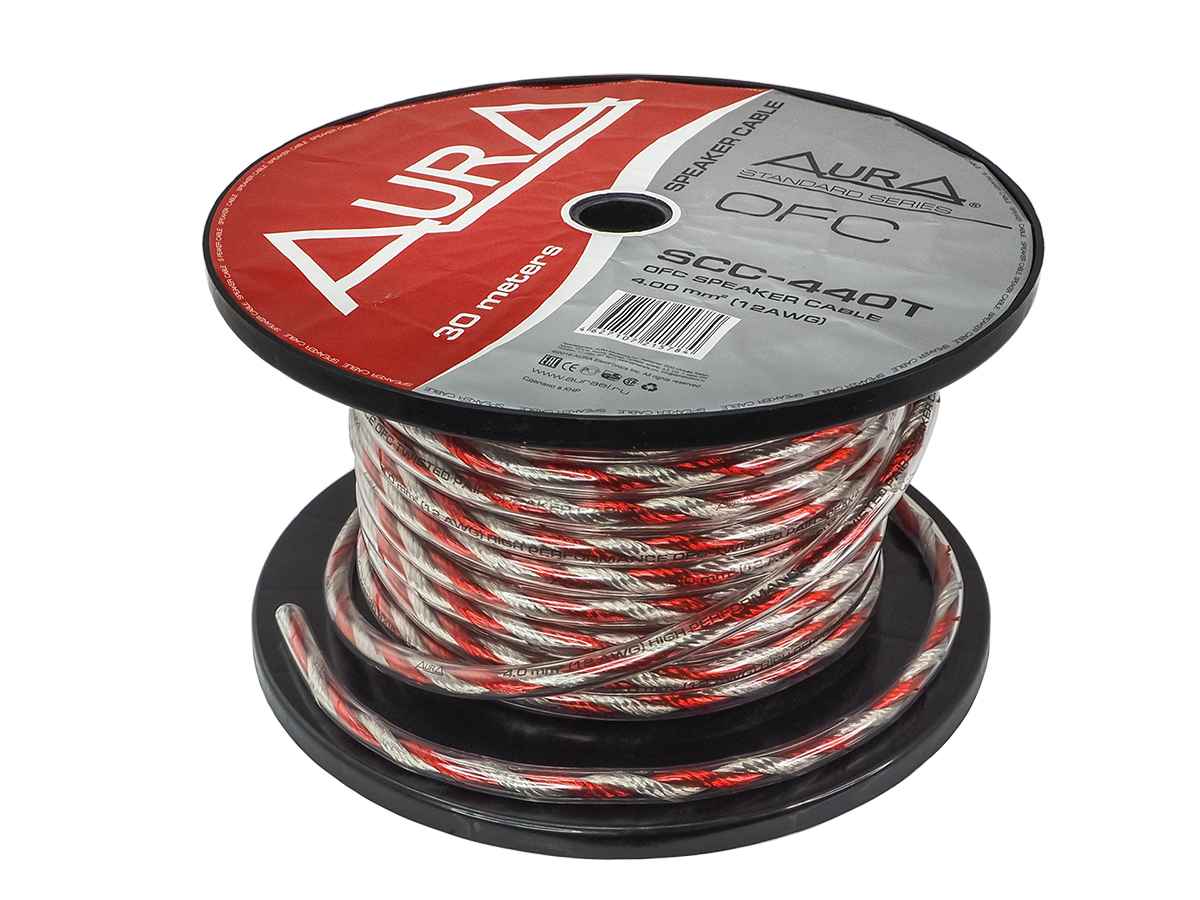 Aura SCC-440T Кабель акустический 12GA OFC витая пара