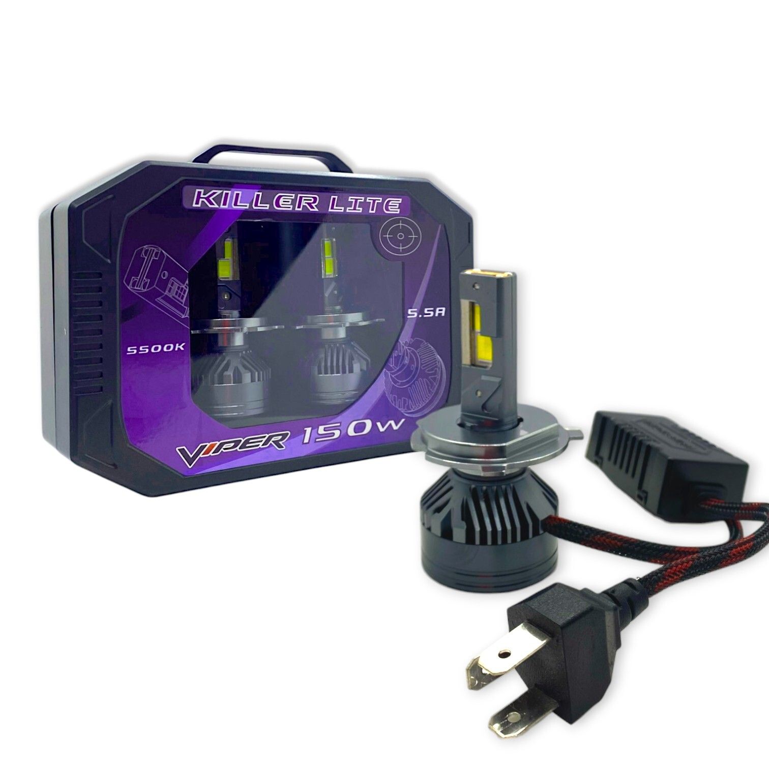 VIPER KILLER LITE H4 150W лампы LED головного света