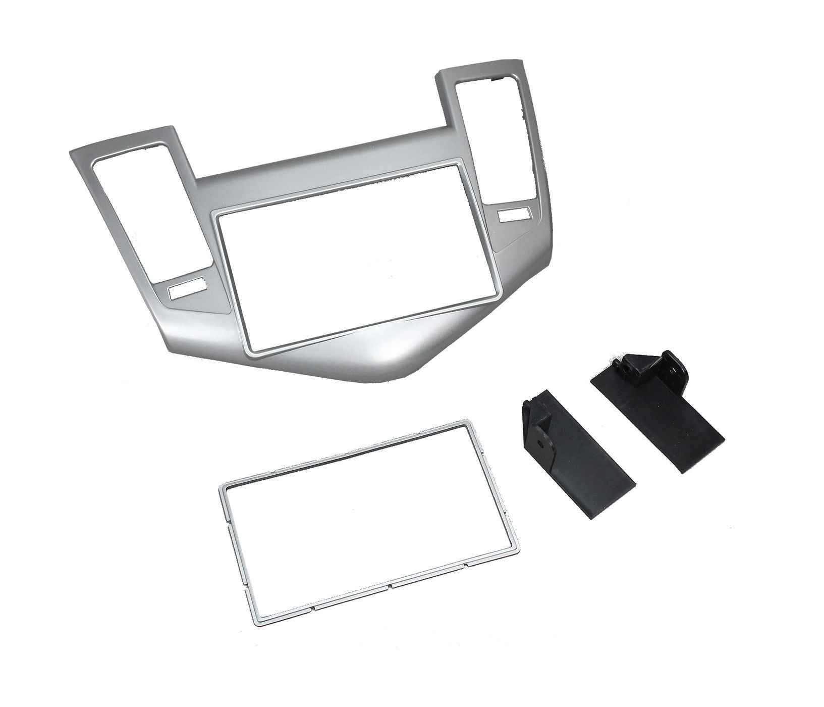 Переходная рамка для Chevrolet Cruze 08-12 2DIN серебристая