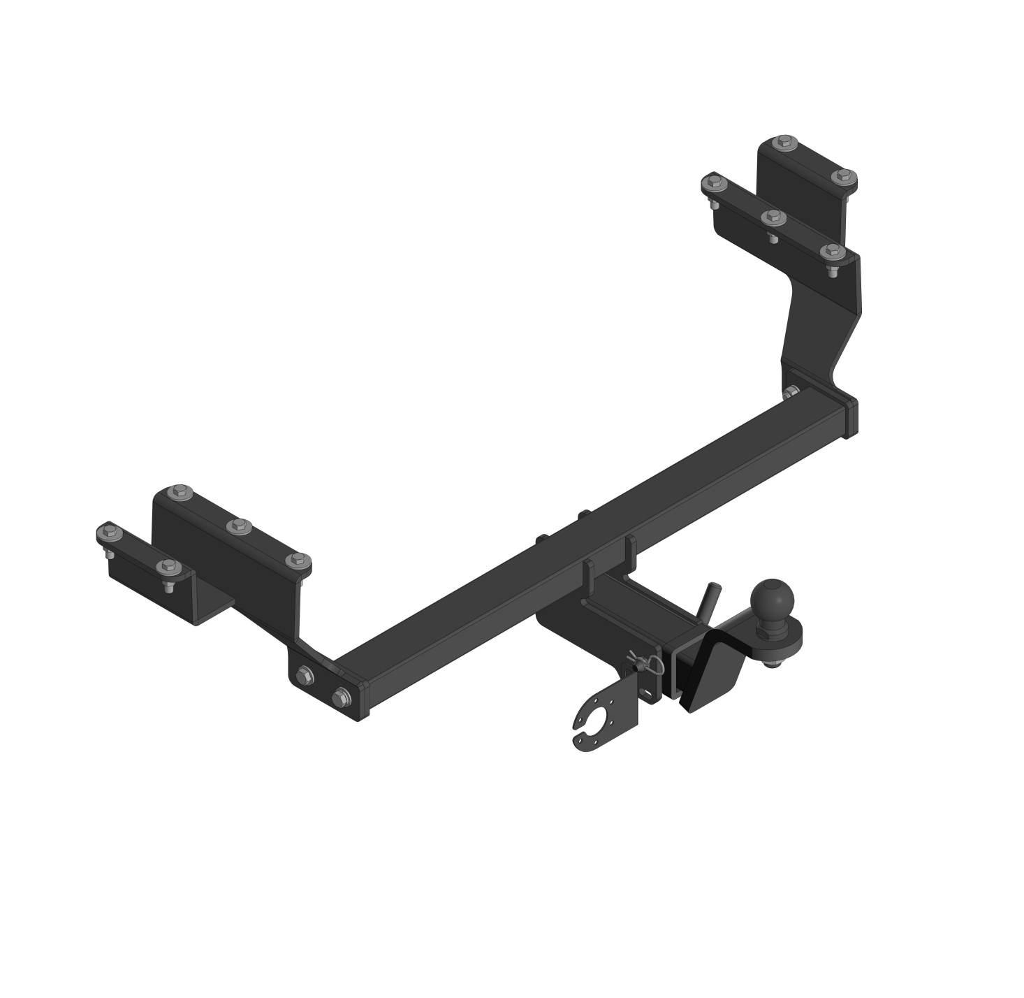 Фаркоп Уникар 01021А для JAC JS4 I поколение, Москвич 3 2002-..., быстросъемный шар (тип Е)