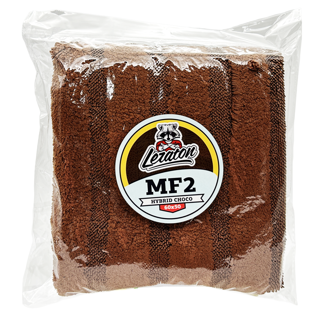 Гибридная односторонняя микрофибра для сушки LERATON HYBRID CHOCO MF2HC 60x50
