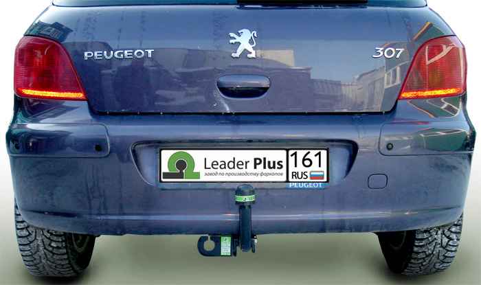 Фаркоп Leader P106-A для Peugeot 307 хэтчбек 2001-08/ Citroen C4 хэтчбек 2011-, шар типа A