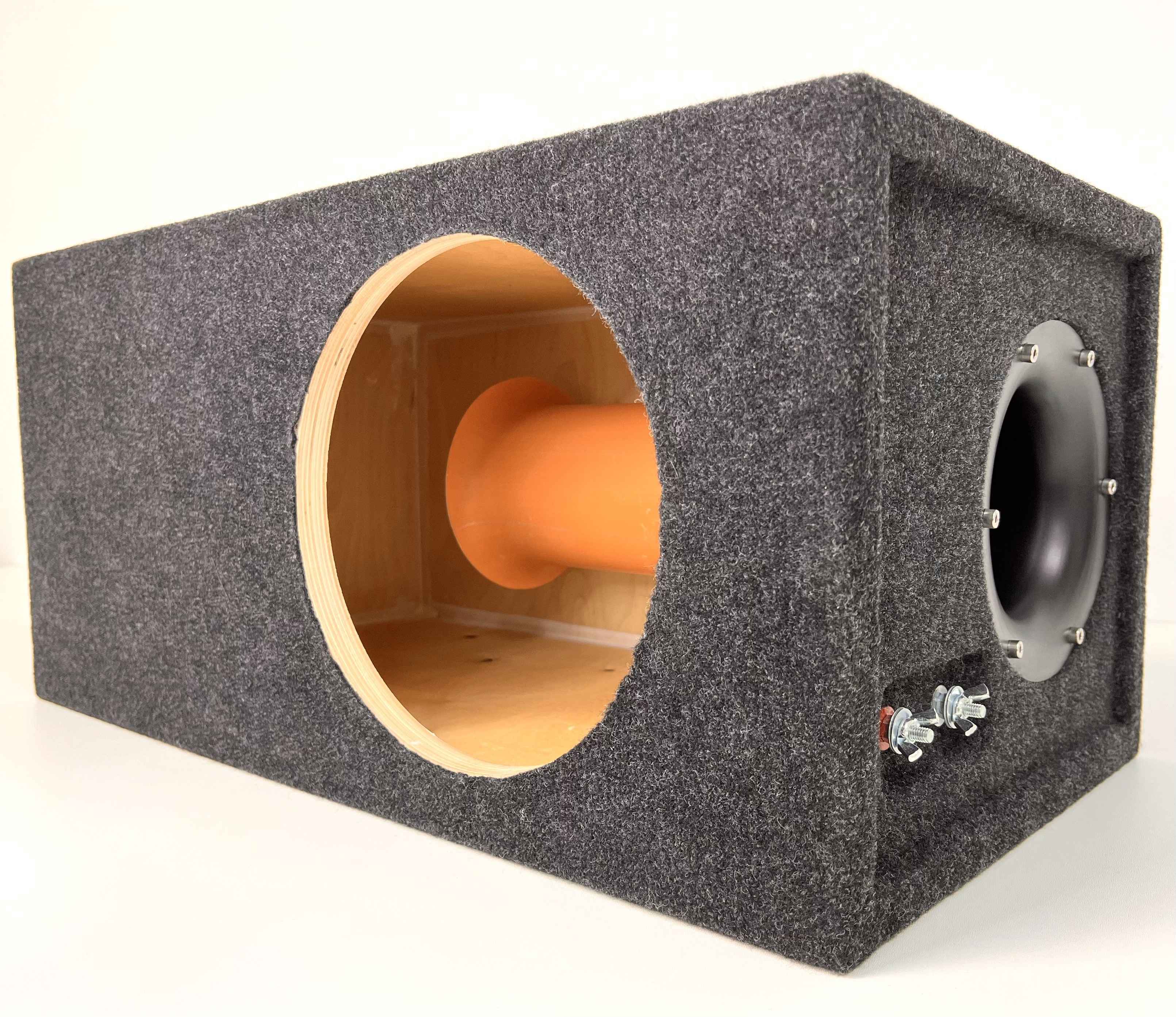 Корпус для сабвуфера 10Т40 графит (1 x 10 на трубе)