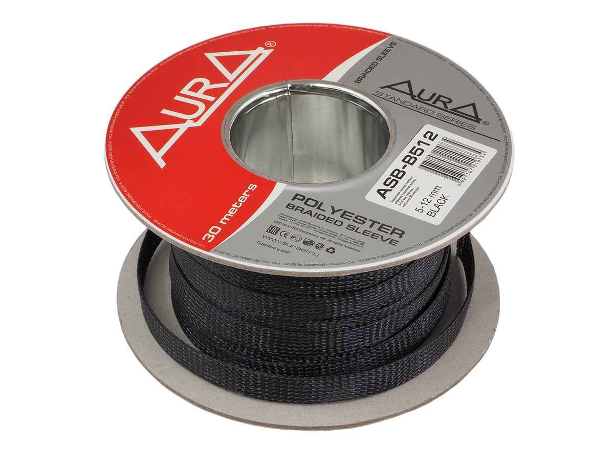 Aura ASB-B512 Защитная оплетка полиэстер 5-12мм черная