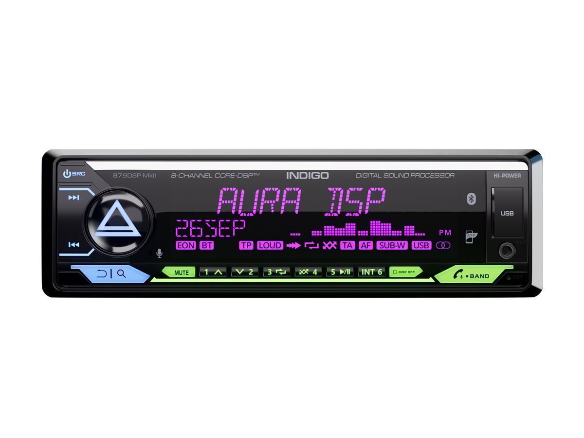 Aura INDIGO-879DSP MKII Hi-Power, автомагнитола