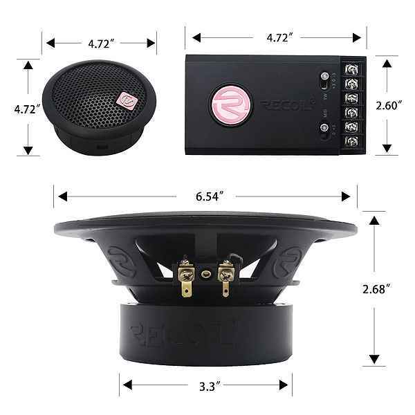 Recoil Audio Pink RAM-65, компонентная акустика