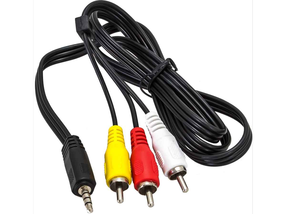 Aura RCA-JV31 Кабель миниджек 3,5>3RCA, 1 метр