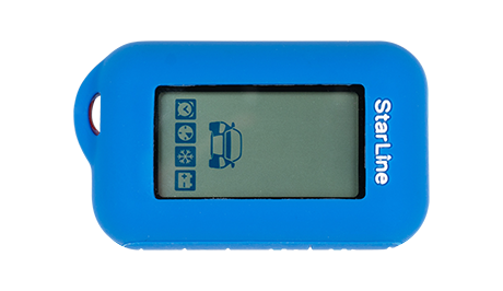 Чехол для брелока StarLine E93 силикон синий