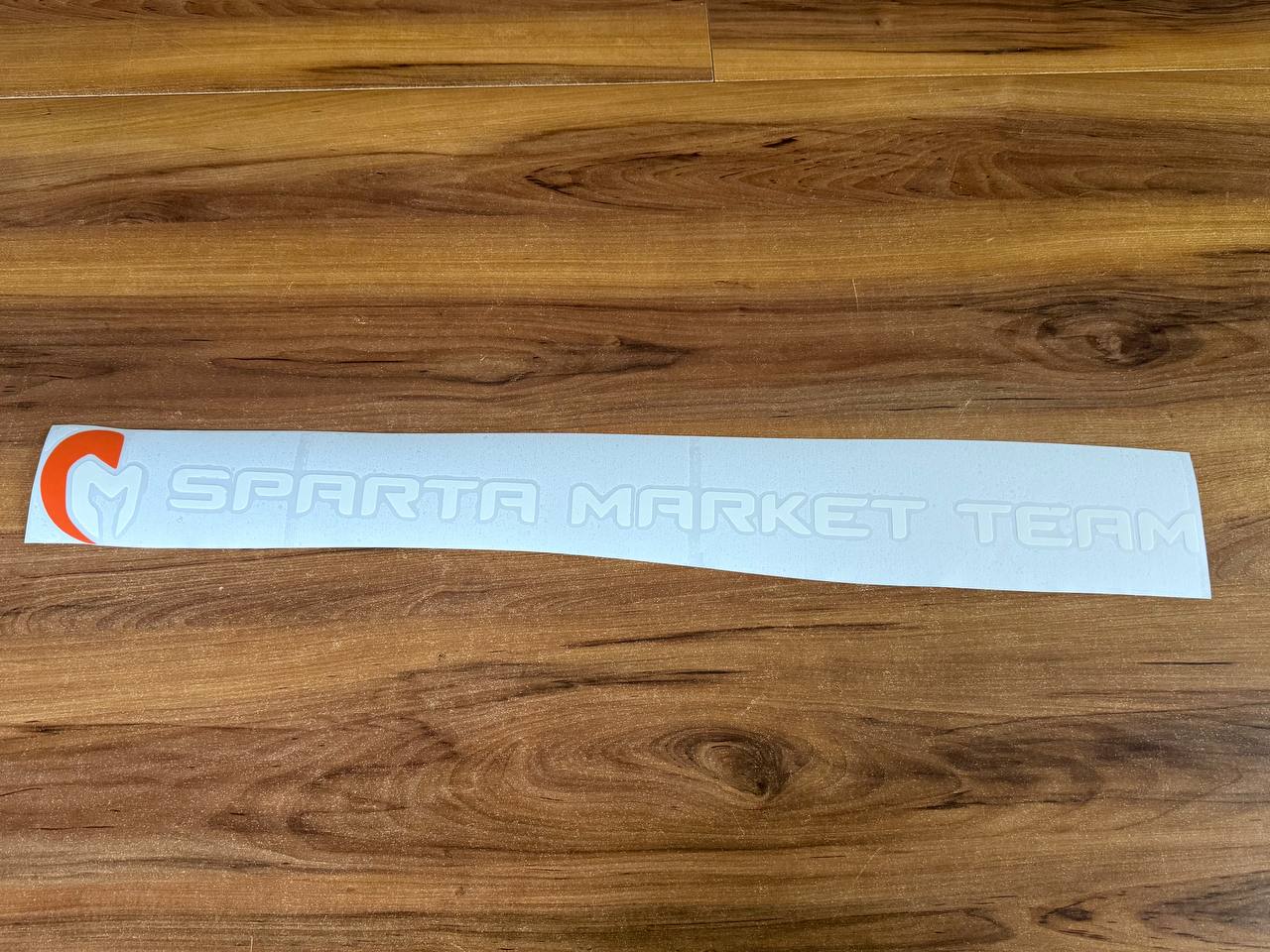 Наклейка Спарта Тим прямая с лого