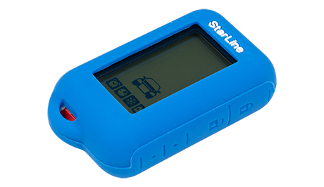 Чехол для брелока StarLine E93 силикон синий