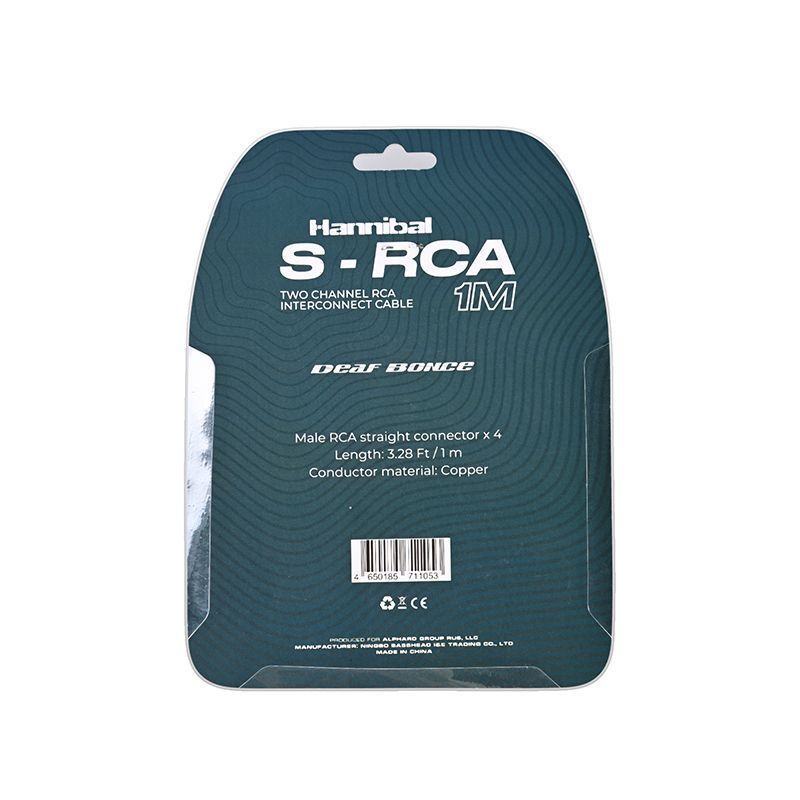 Hannibal S-RCA кабель RCA 1 м