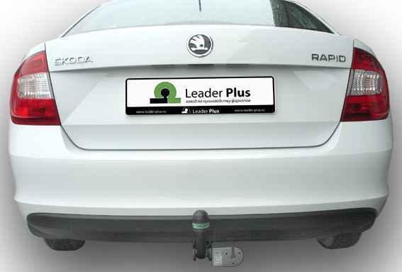 Фаркоп Leader Plus V125-A Volkswagen Polo V, VI (6R1) 2010-/ Skoda Rapid (NH) 2012-, шар типа A
