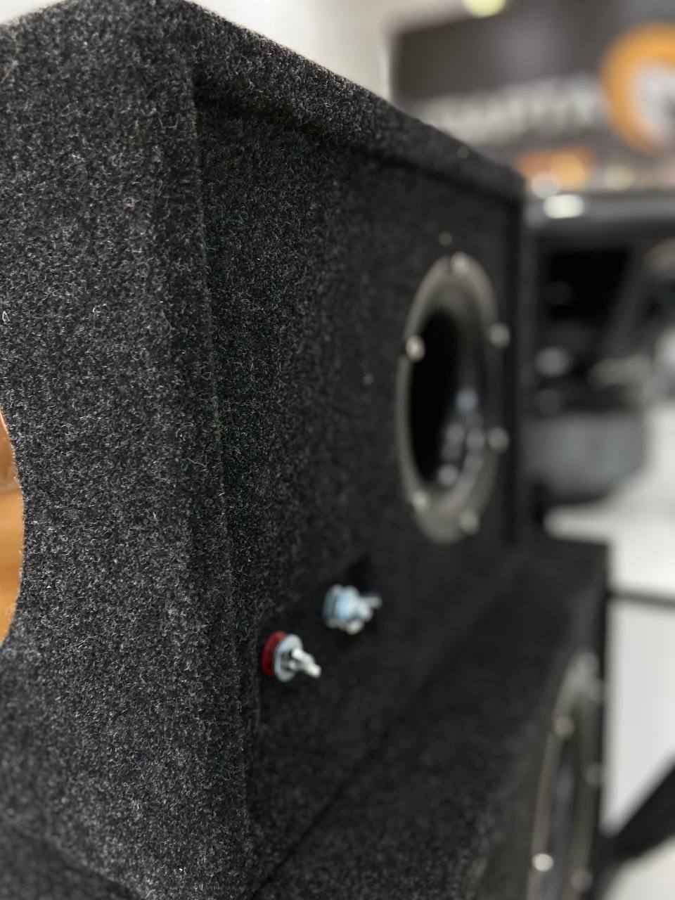 Корпус для сабвуфера 82T45 черный ФИ для 2x8