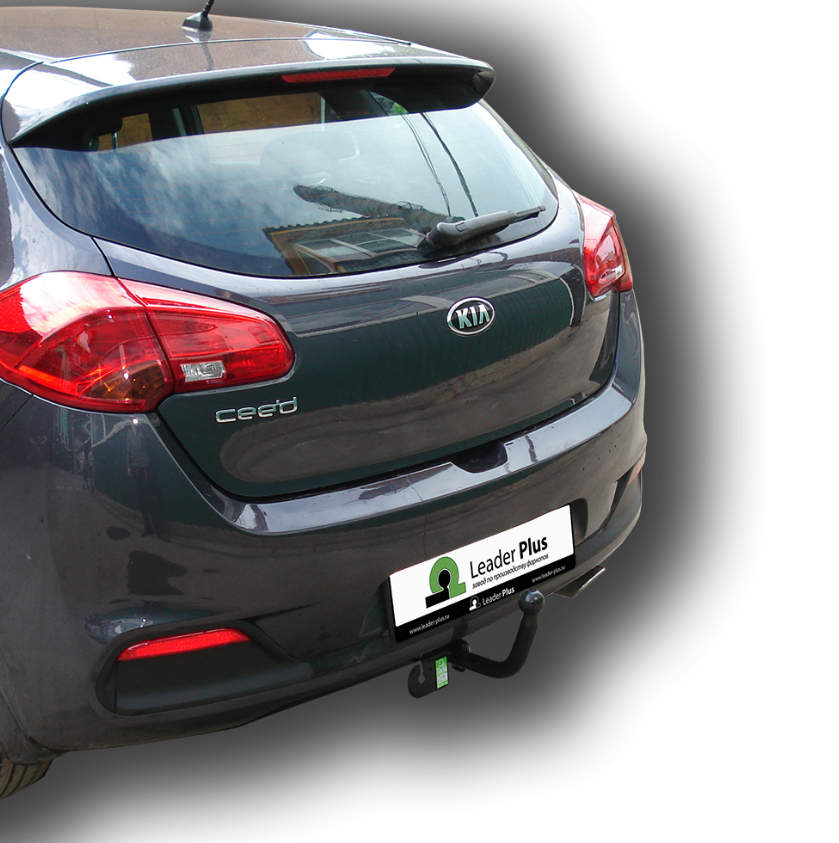 Фаркоп Leader Plus K120-A для KIA Ceed (JD) хетчбек 2012-2018, условно съемный шар (тип A)