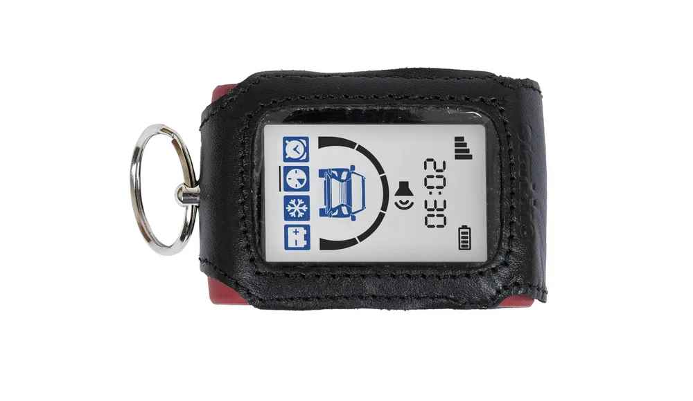 Чехол для брелока StarLine D-серия кожа, черный (оригинал)