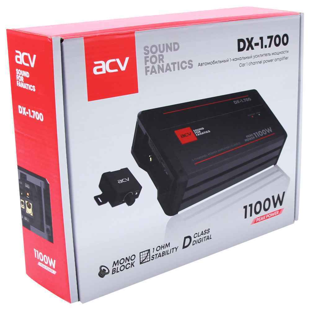 Автомобильный усилитель 1х700 Вт DX-1.700