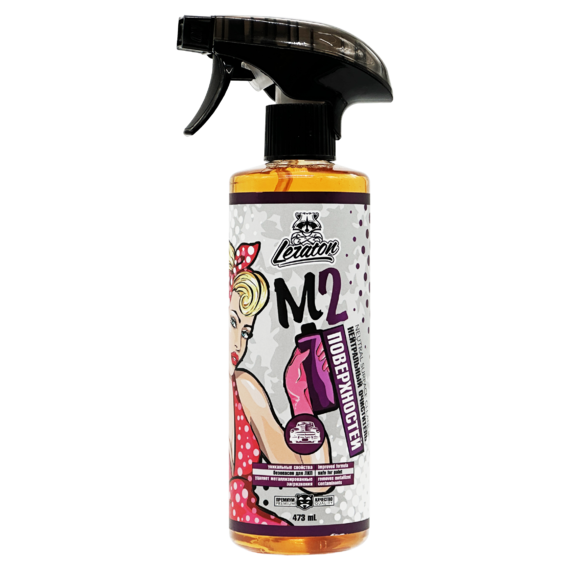 Нейтральный очиститель дисков и кузова LERATON M2 473мл.