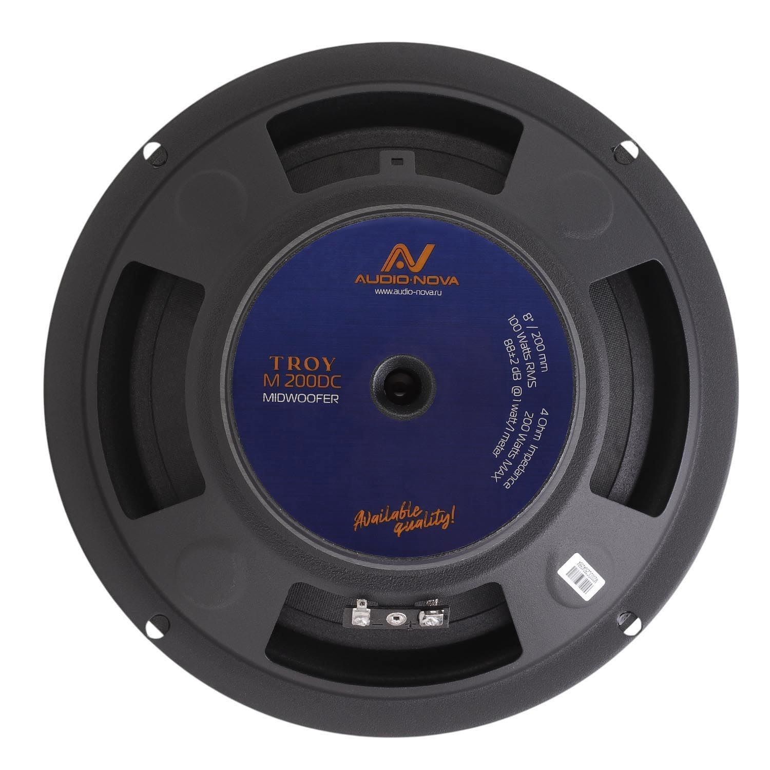 AUDIO NOVA TROY M200DC, коаксиальные динамики
