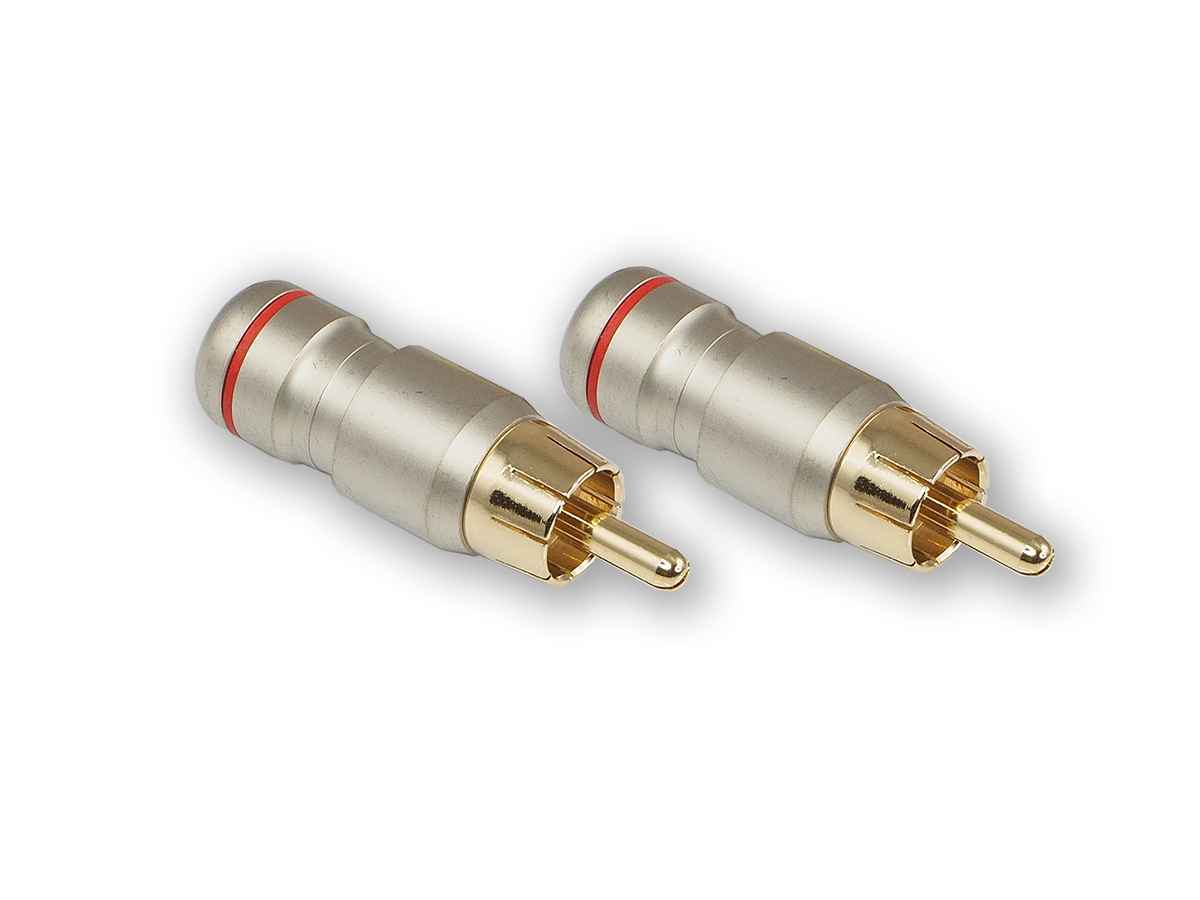 Aura RCA-P614 RCA коннектор, 6 мм вход, (4 шт)