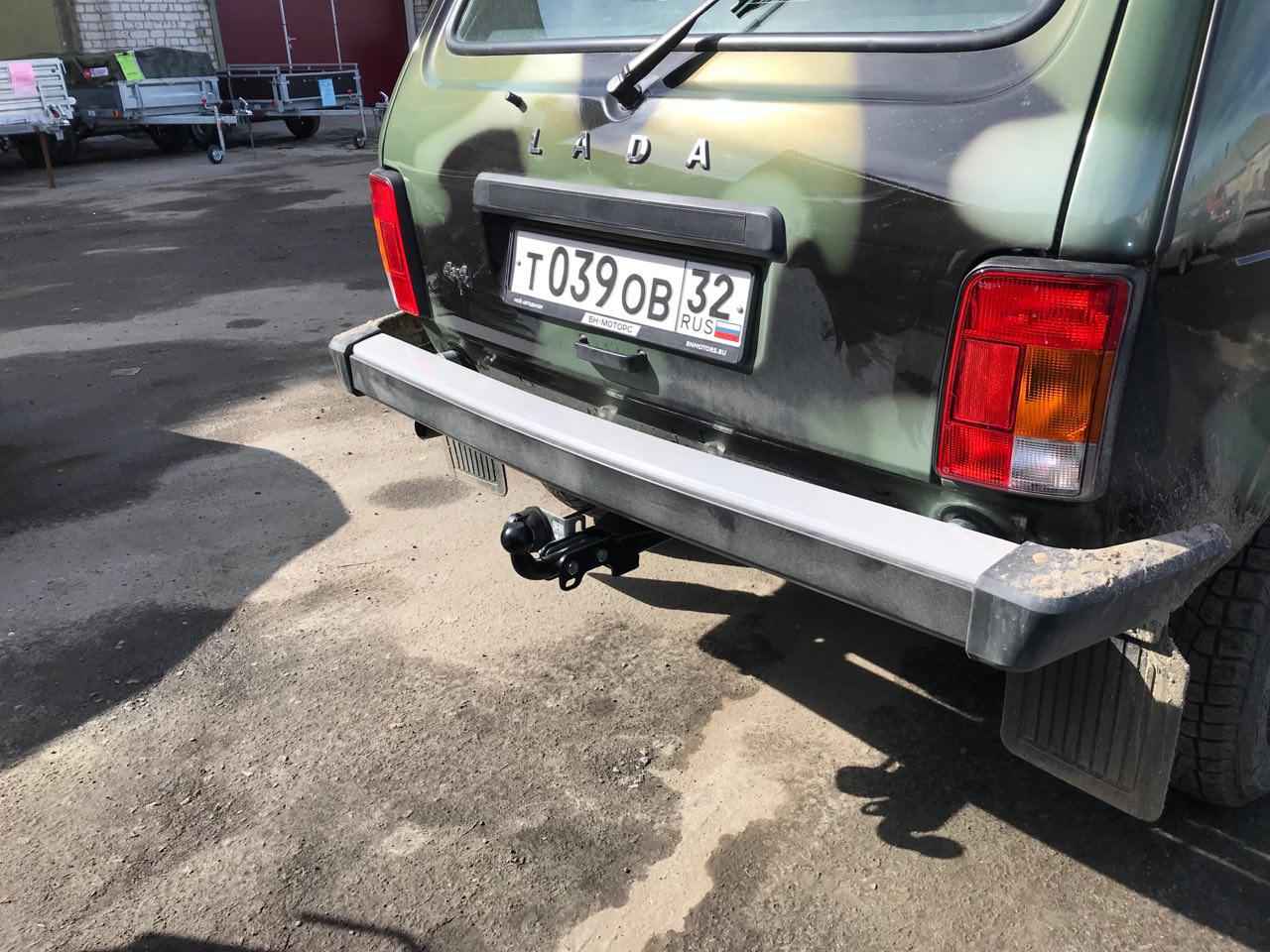 Фаркоп Leader Plus T-VAZ-35H для ВАЗ LADA 2121, 21213, 2131 1977-2014, несъемный вваренный шар (тип