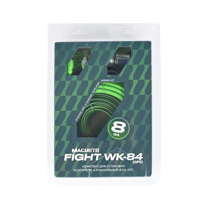 Alphard Fight WK-84 OFC комплект для 4-канального усилителя Alphard Fight WK-84 OFC комплект для 4-канального усилителя