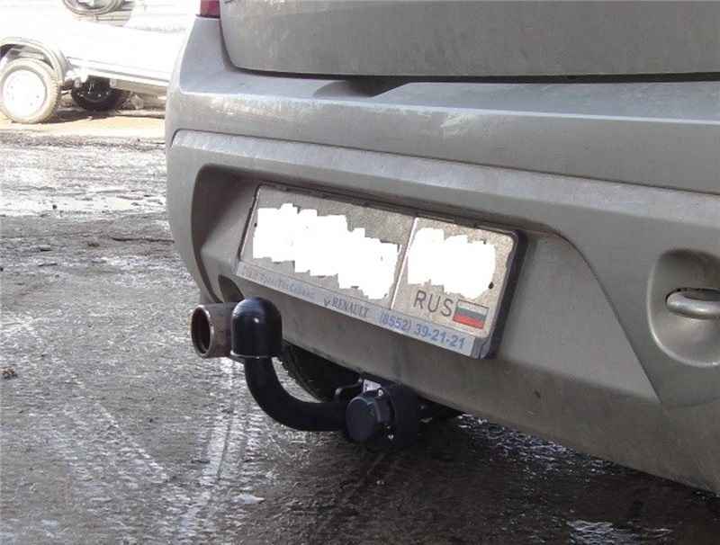 Фаркоп Leader Plus R107-A для  Renault Sandero (B90) 2009-2014, условно съемный шар (тип A)