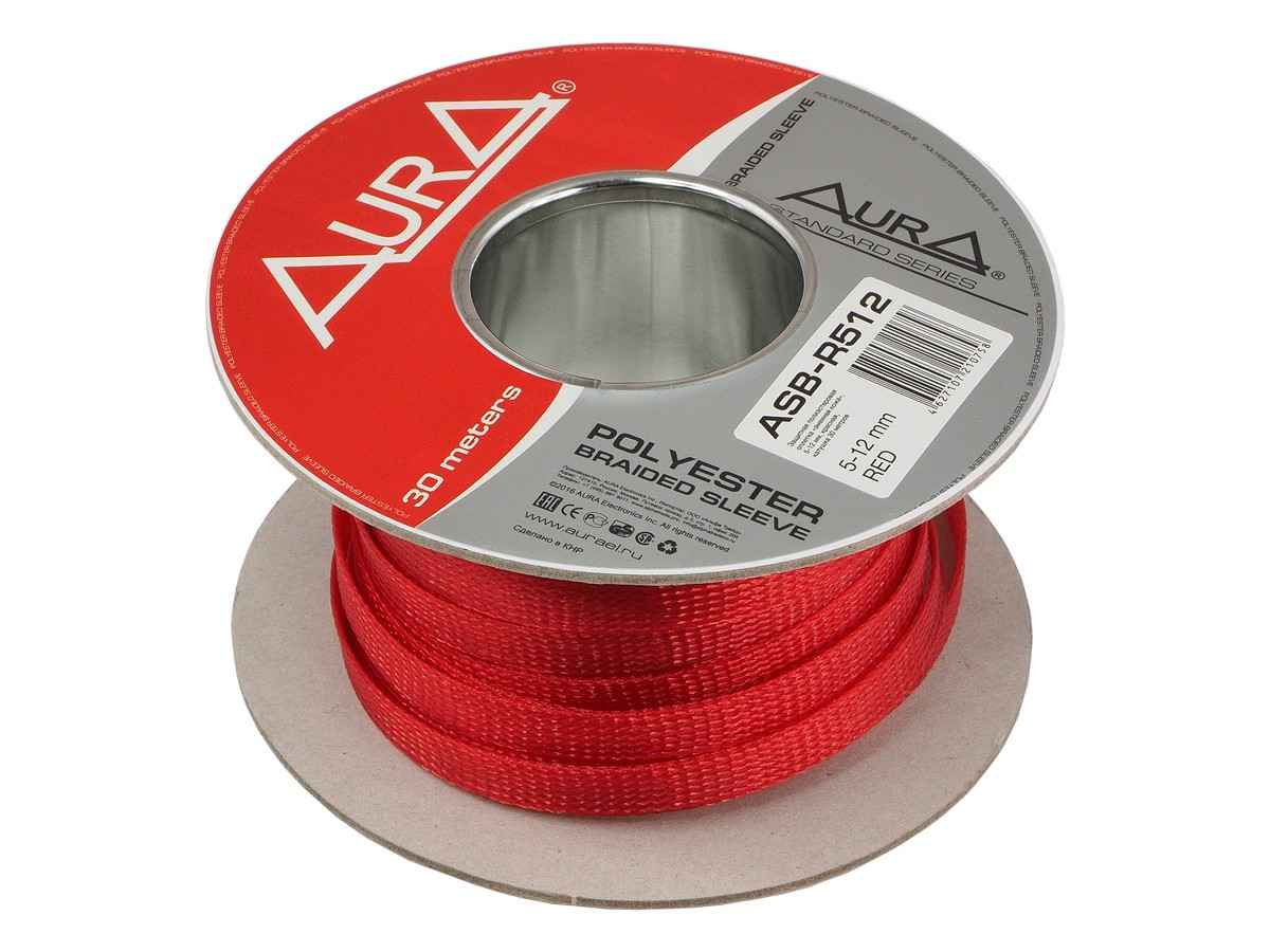 Aura ASB-R512 Защитная оплетка полиэстер 5-12мм красная
