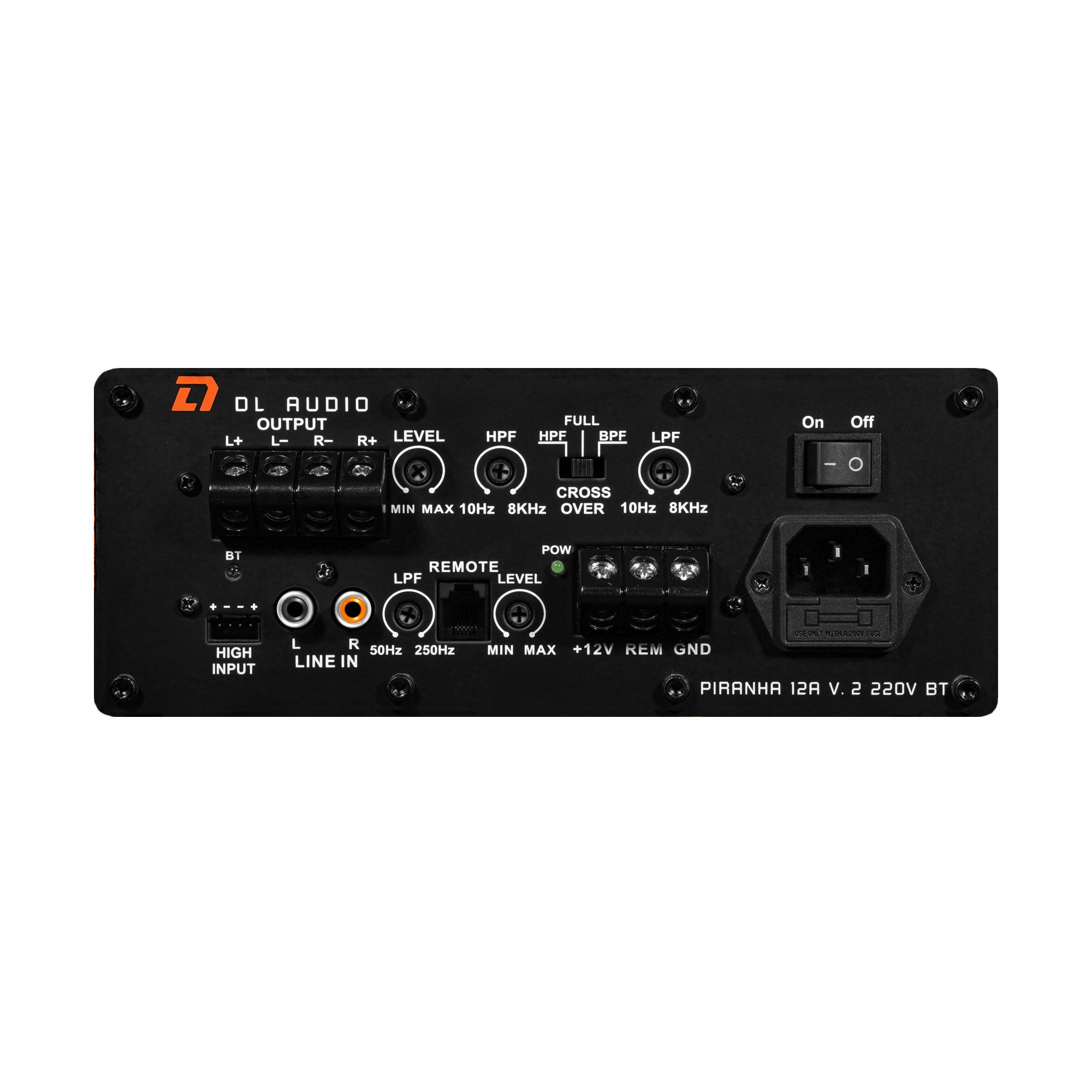 DL Audio Piranha 12A V.2 Black 2.1 12V/220V сабвуфер активный