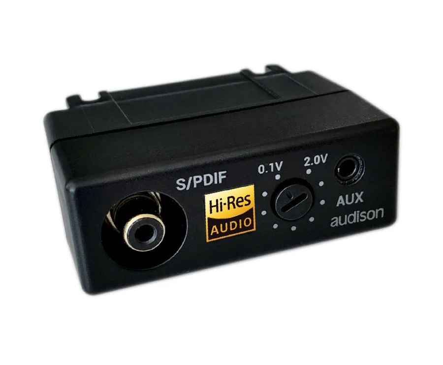 Audison C2O Coax to optical converter, интерфейс преобразования сигнала