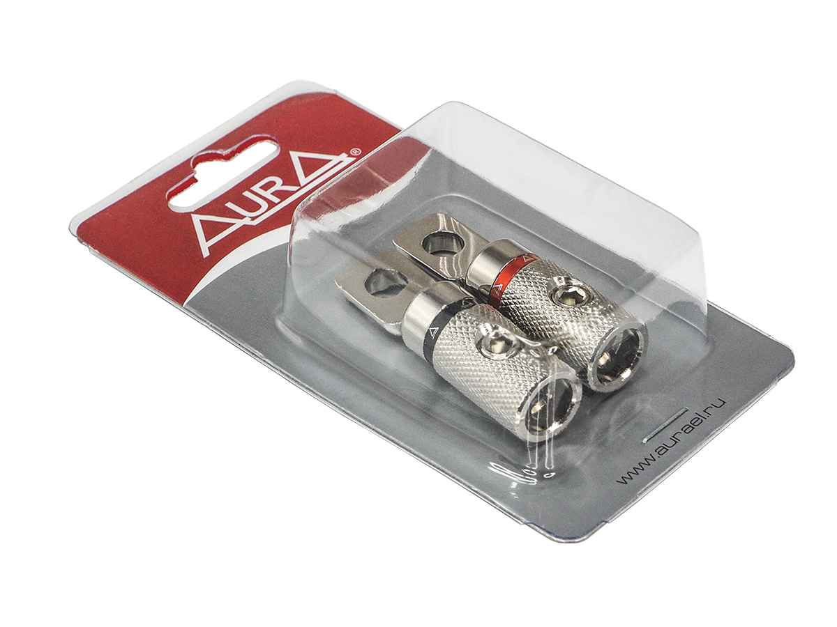Aura BTP-1020 Силовые клеммы кольцевые, 10мм, 4AWG (2 шт)