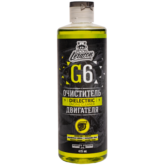 Очиститель двигателя, диэлектрик LERATON G6 473мл.