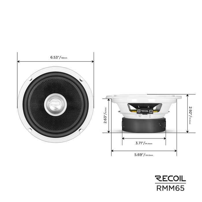 Recoil Audio White RMM65, компонентная автоакустика