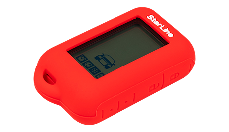 Чехол для брелока StarLine E93 силикон красный