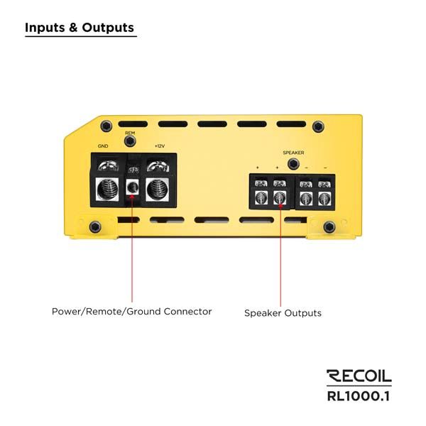 Recoil Audio RL1000.1 усилитель