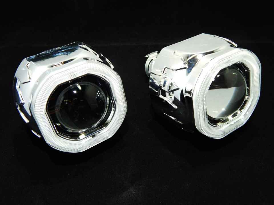 Биксеноновый модуль JPower  CCFL (H1/H4/H7) квадратная бленда