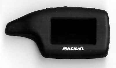 Силиконовый чехол на пульт автосигнализации ШЕРХАН 5/6, черный