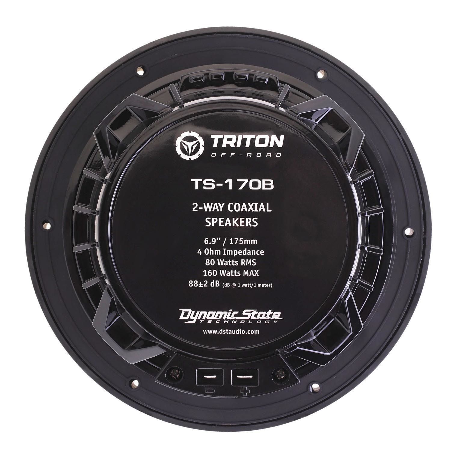 Dynamic State TRITON TS-170B Black, коаксиальная акустическая система