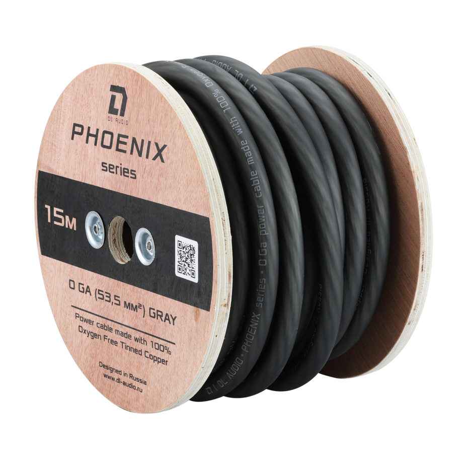 DL Audio Phoenix Power Cable 0 Ga Gray силовой кабель