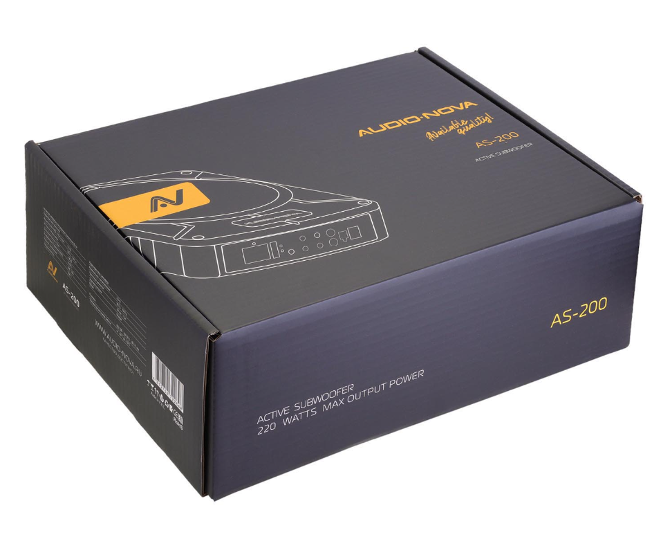 AUDIO NOVA AS-200 сабвуфер активный AUDIO NOVA AS-200 сабвуфер активный