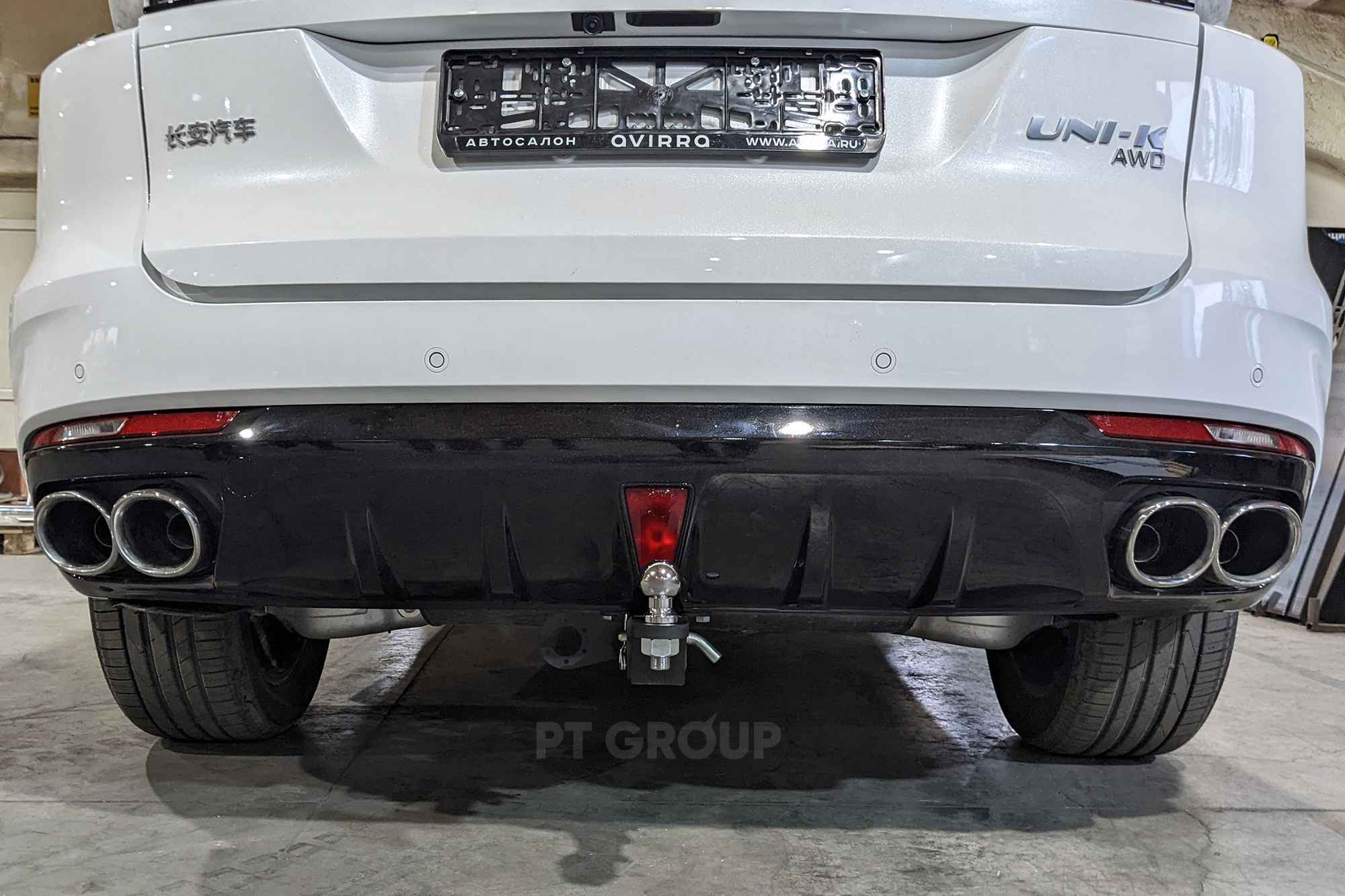 Фаркоп ПТ ГРУПП CUK-22-991122.00 для Changan UNI-K 2022-..., быстросъемный шар (тип Е)