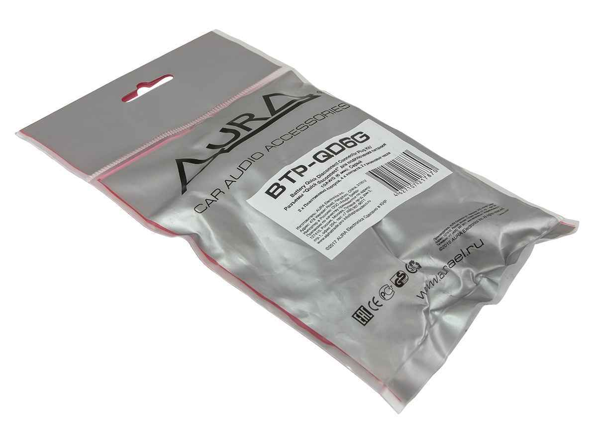 Aura BTP-QD6G Силовая клемма (Quick Disconnect), 10AWG/6мм2, серая