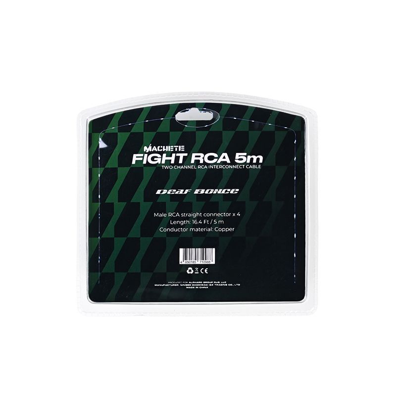 Alphard Machete Fight RCA 5m межблочный кабель 5 метов Alphard Machete Fight RCA 5m межблочный кабель 5 метов