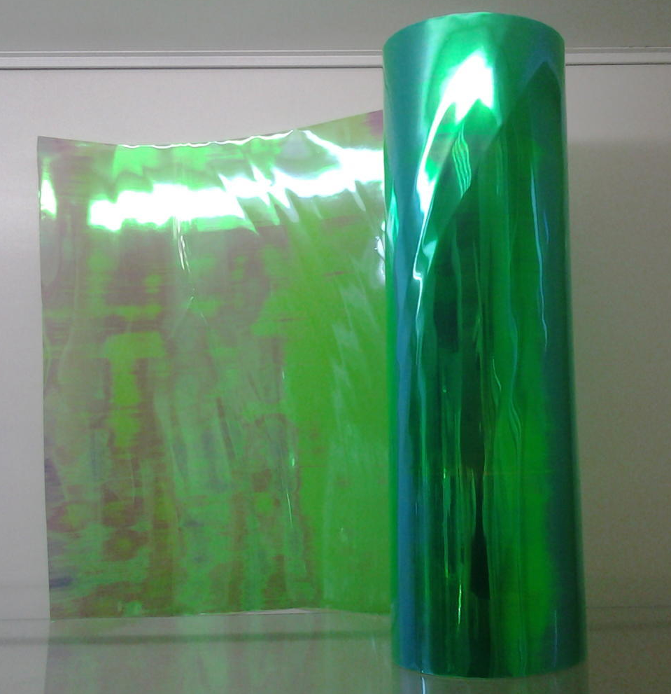 Пленка для фар хамелеон зеленая (0,3х10м)