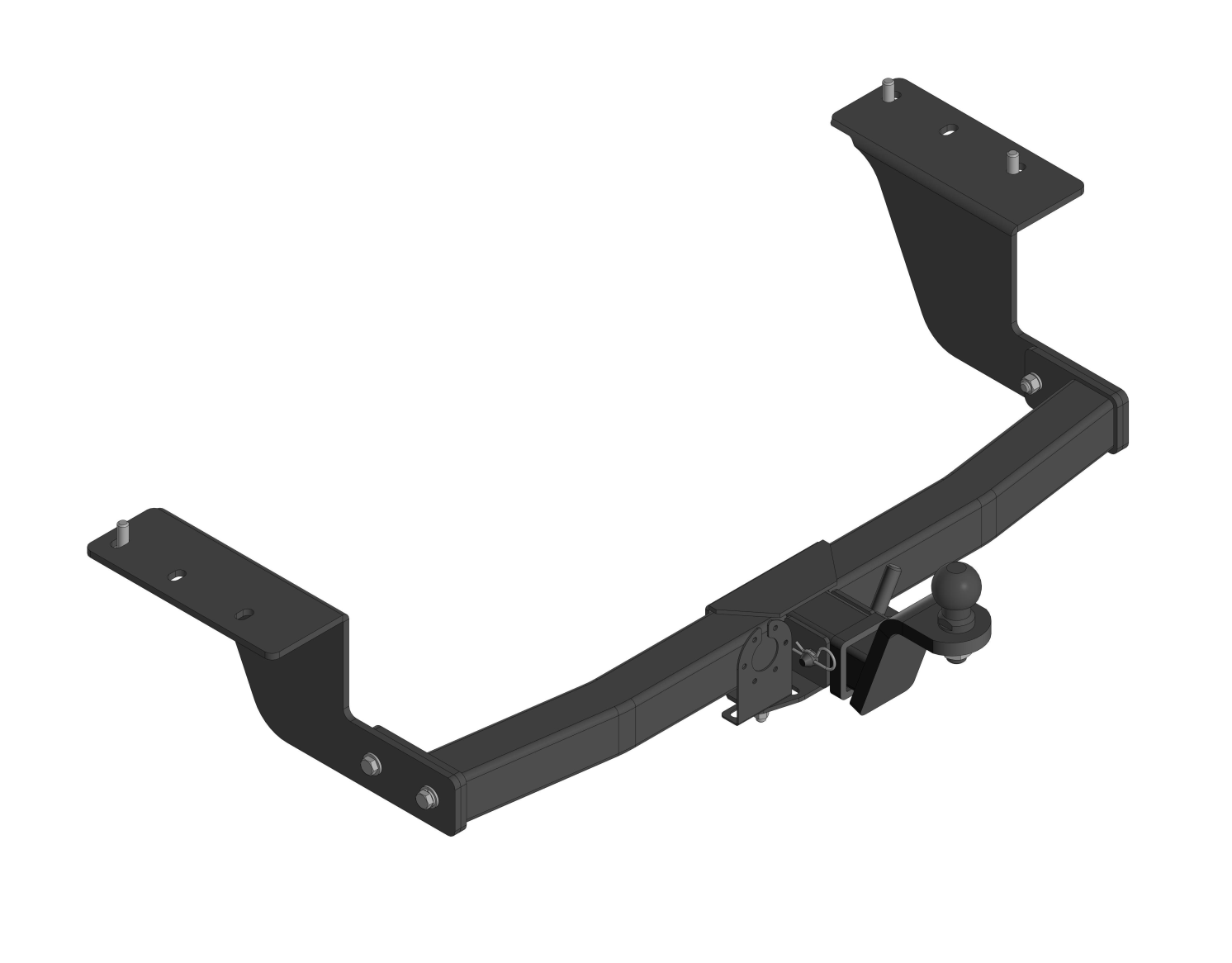 Фаркоп Уникар 15214E для Toyota Harrier III поколение 2013-2020, быстросъемный шар