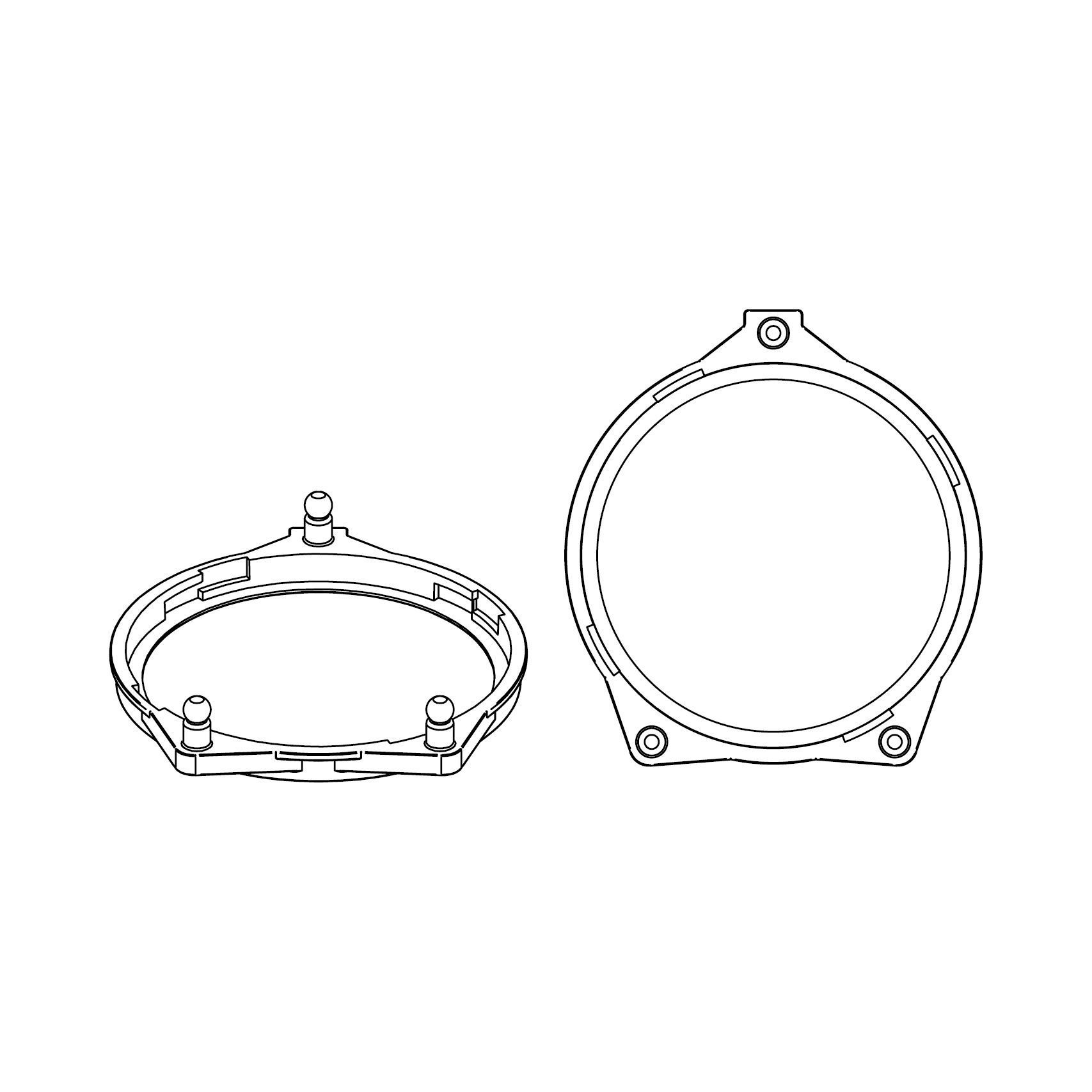 HELIX CFMK100 MB.3 Монтажный адаптер FlexMounts (CI41008)