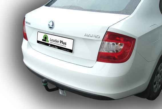 Фаркоп Leader Plus V125-A Volkswagen Polo V, VI (6R1) 2010-/ Skoda Rapid (NH) 2012-, шар типа A
